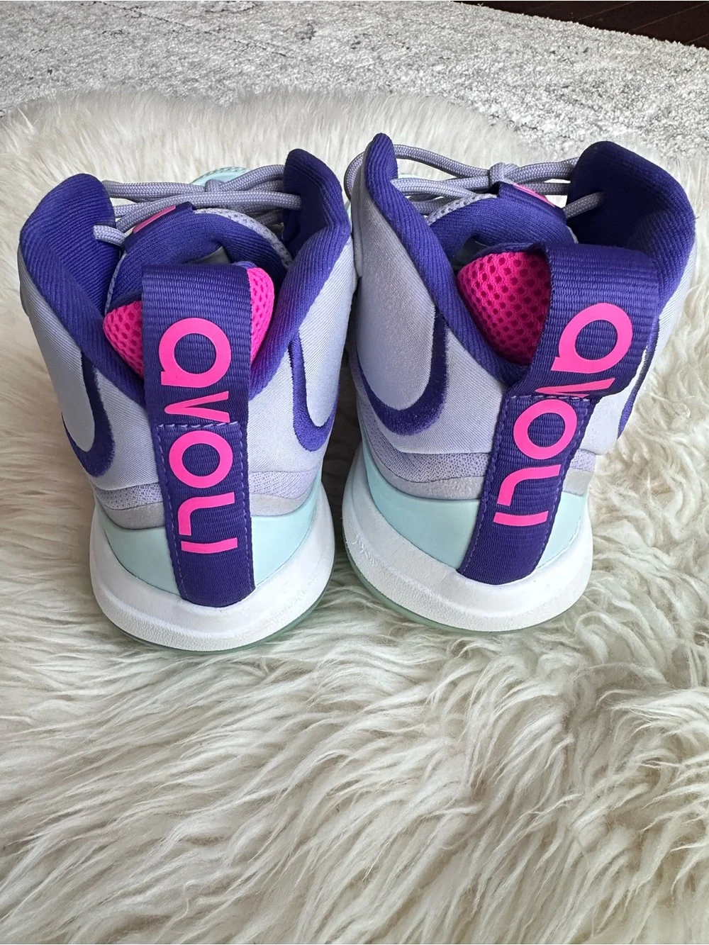 Avoli Mid Peri Teal Volleyball Shoes Size W8.5